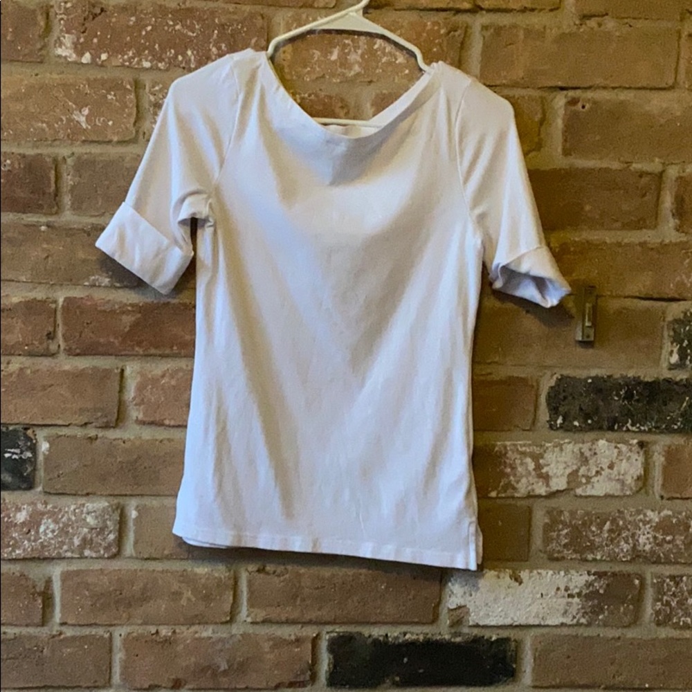 White half sleeve dressy shirt